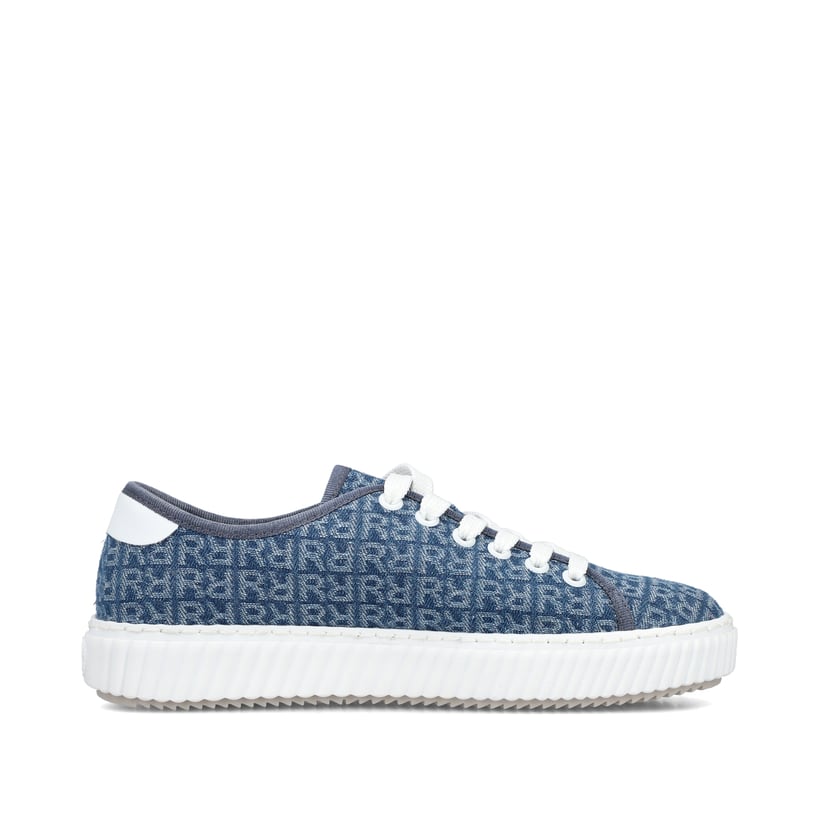 Rieker Artikelnummer M3926-14 Rieker Damen Sneaker Low schieferblau Günstiger Verkauf