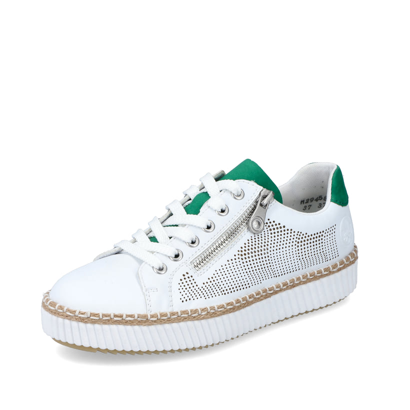 Rieker Artikelnummer M2945-80 Rieker Damen Sneaker Low eisweiss Fabrikverkauf