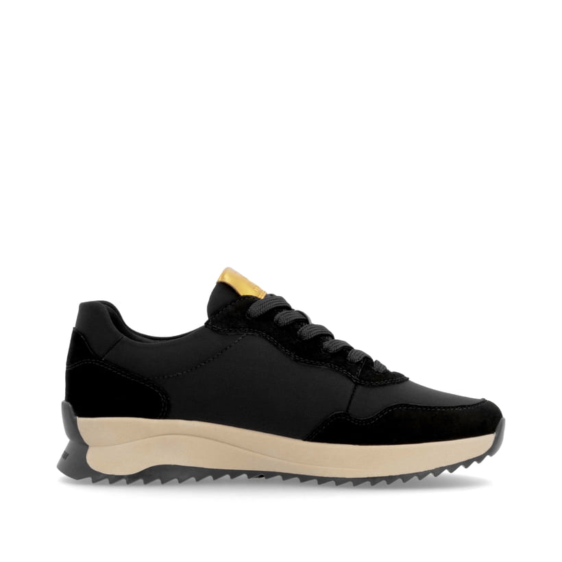 Rieker Artikelnummer W1302-00 Rieker Damen Sneaker Low asphaltschwarz Outlet