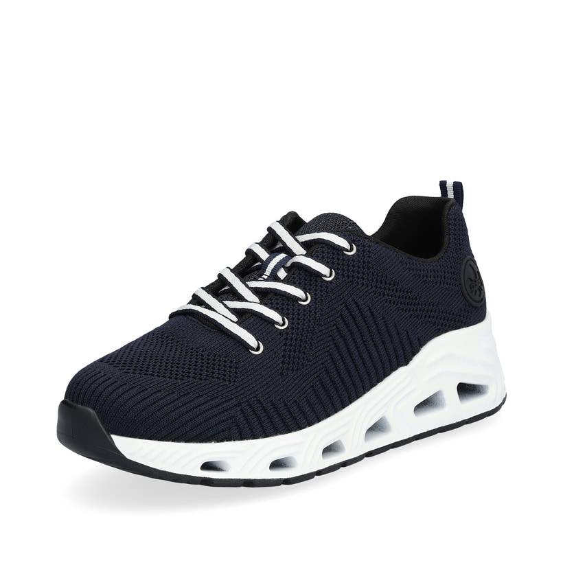 Rieker Artikelnummer N5222-14 Rieker Damen Sneaker Low stahlblau Auslauf