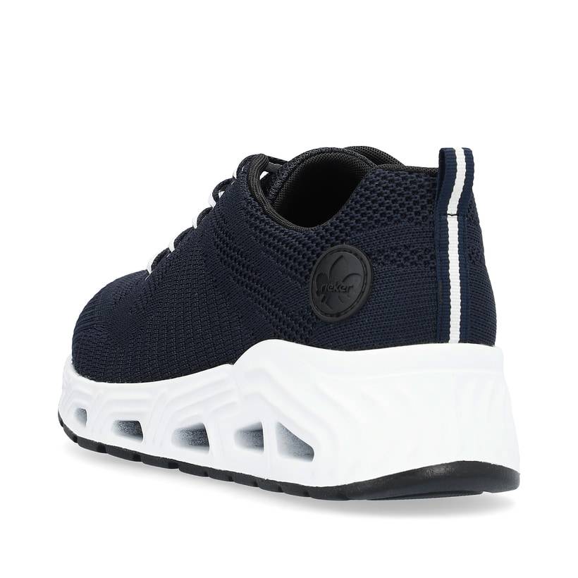 Rieker Artikelnummer N5222-14 Rieker Damen Sneaker Low stahlblau Auslauf