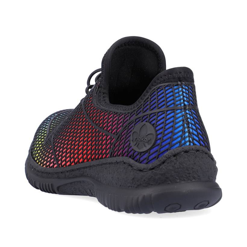 Rieker Artikelnummer N3250-90 Rieker Damen Slipper regenbogenfarben Schlussverkauf