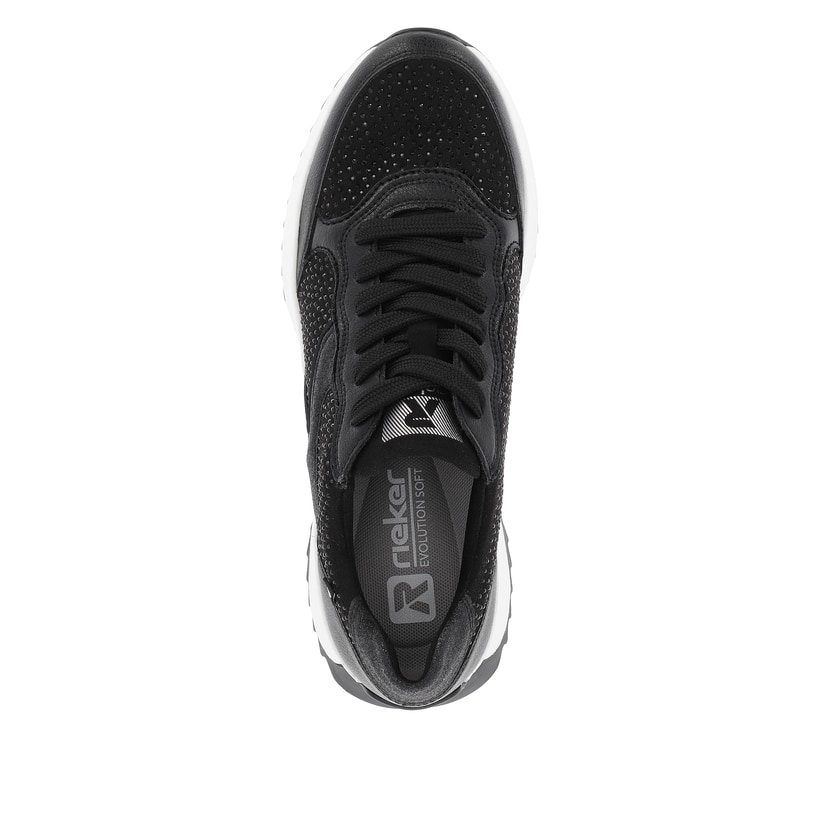 Rieker Artikelnummer W1304-00 Rieker Damen Sneaker Low carbon Meist gekauft
