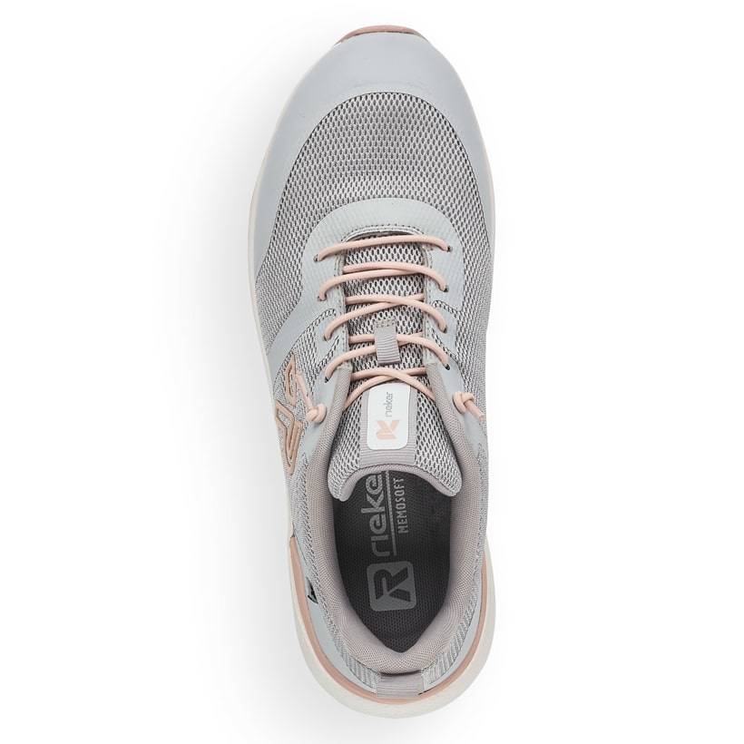 Rieker Artikelnummer 40102-40 Rieker Damen Sneaker Low stone grey Blitzverkäufe