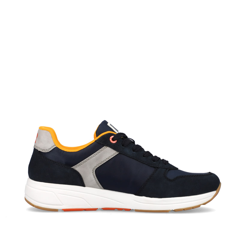 Rieker Artikelnummer 07002-14 Rieker Herren Sneaker Low navy-blue steel-grey Online
