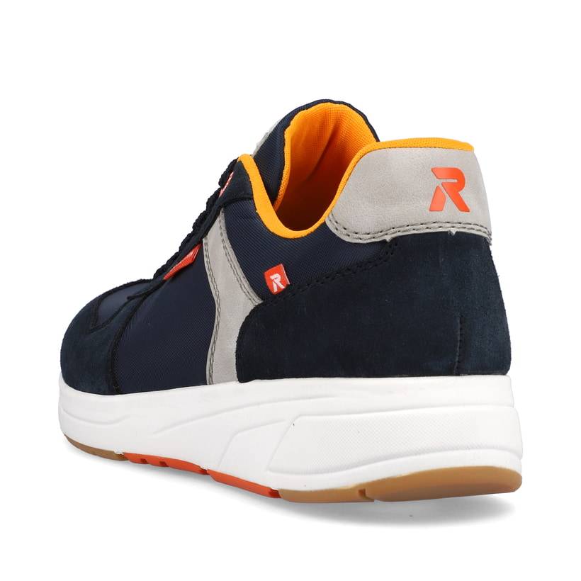 Rieker Artikelnummer 07002-14 Rieker Herren Sneaker Low navy-blue steel-grey Online