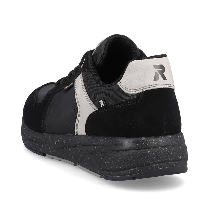 Rieker Artikelnummer 07002-00 Rieker Herren Sneaker Low carbon-black silver-grey Auslauf