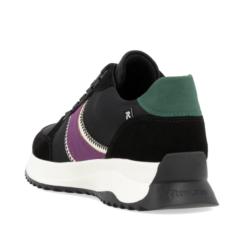 Rieker Artikelnummer W1305-00 Rieker Damen Sneaker Low asphaltschwarz Angebote