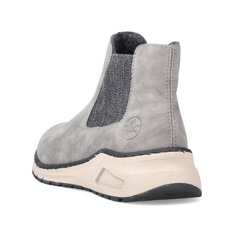 Rieker Artikelnummer M4944-40 Rieker Damen Chelsea Boots silbergrau Fabrikverkauf