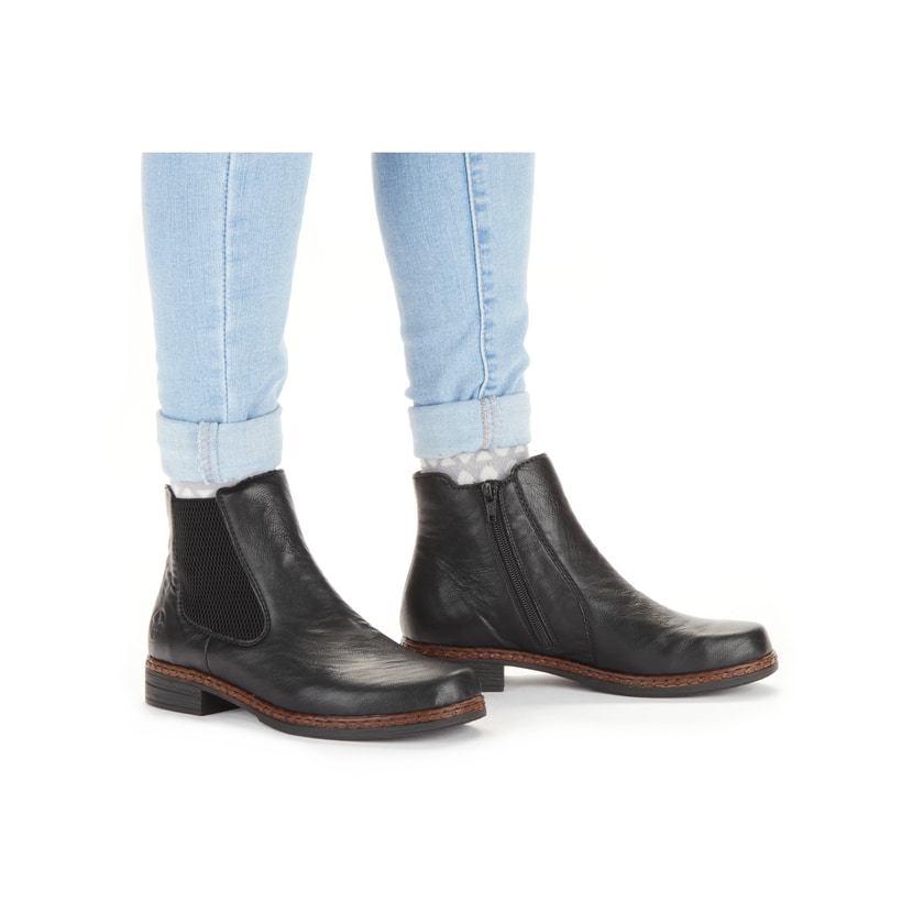 Rieker Artikelnummer 75170-00 Rieker Damen Chelsea Boots nachtschwarz Meist gekauft