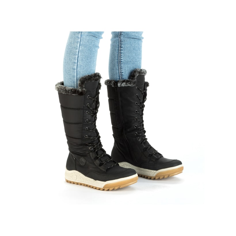 Rieker Artikelnummer Y4760-00 Rieker Damen Hochschaftstiefel asphaltschwarz Online