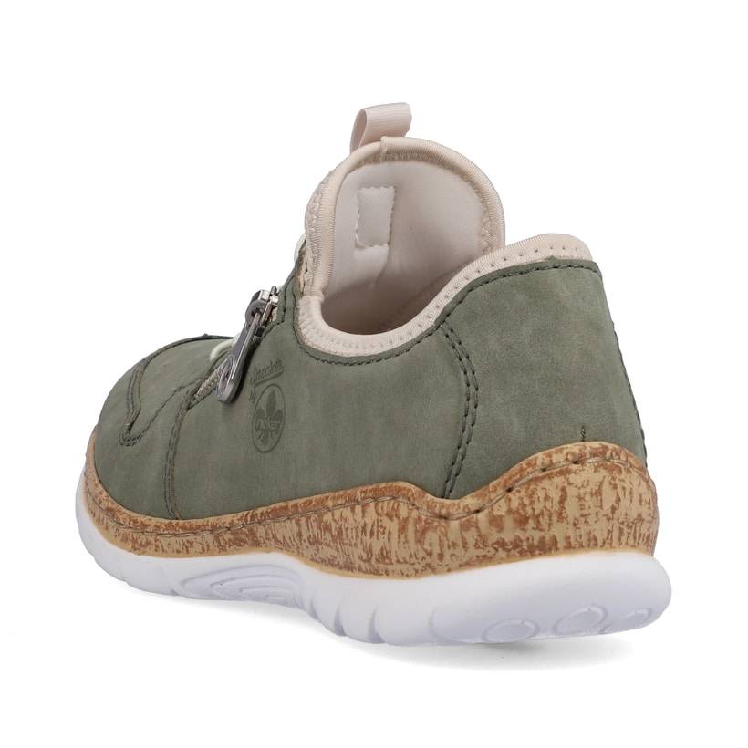 Rieker Artikelnummer N42G0-52 Rieker Damen Slipper mintgrün Outlet