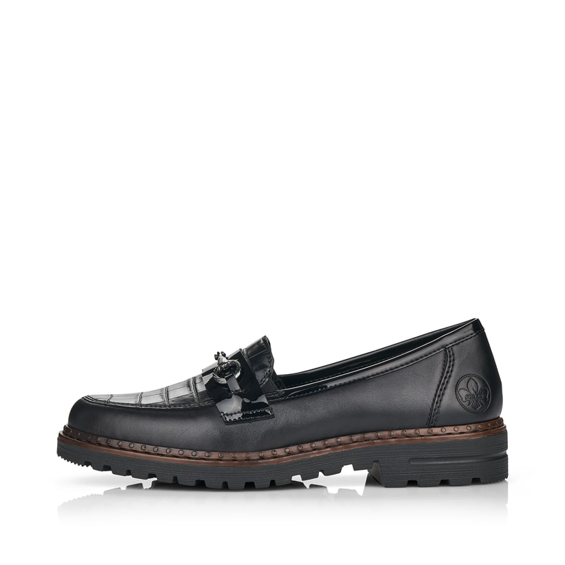 Rieker Artikelnummer 54862-01 Rieker Damen Loafer graphitschwarz