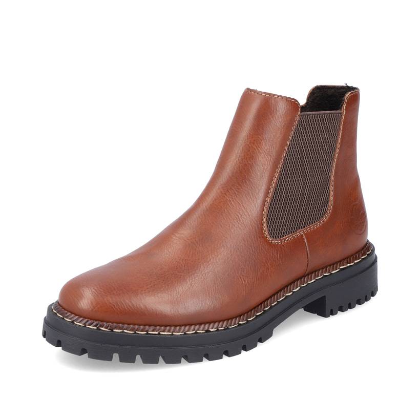 Rieker Artikelnummer 52051-23 Rieker Damen Chelsea Boots fuchsbraun Schlussverkauf