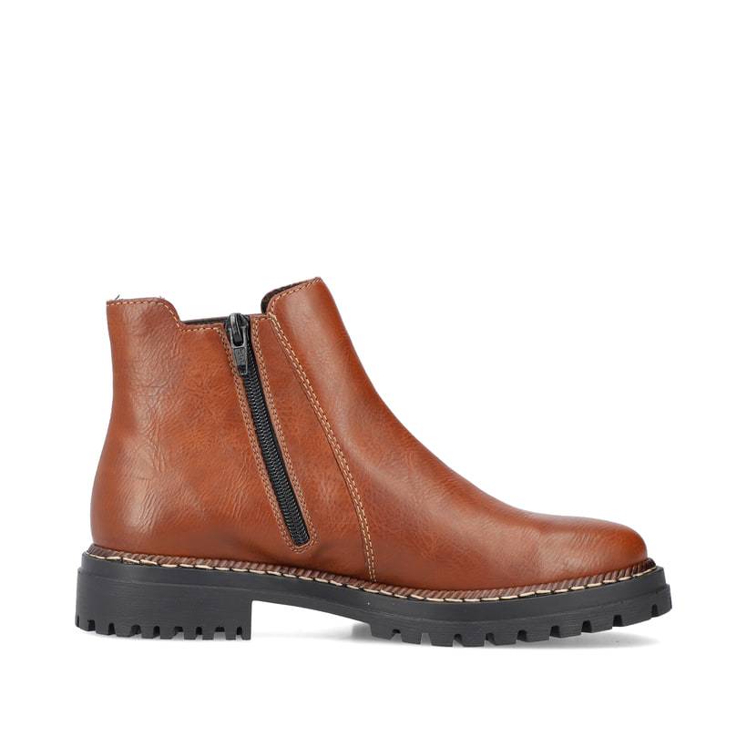 Rieker Artikelnummer 52051-23 Rieker Damen Chelsea Boots fuchsbraun Schlussverkauf
