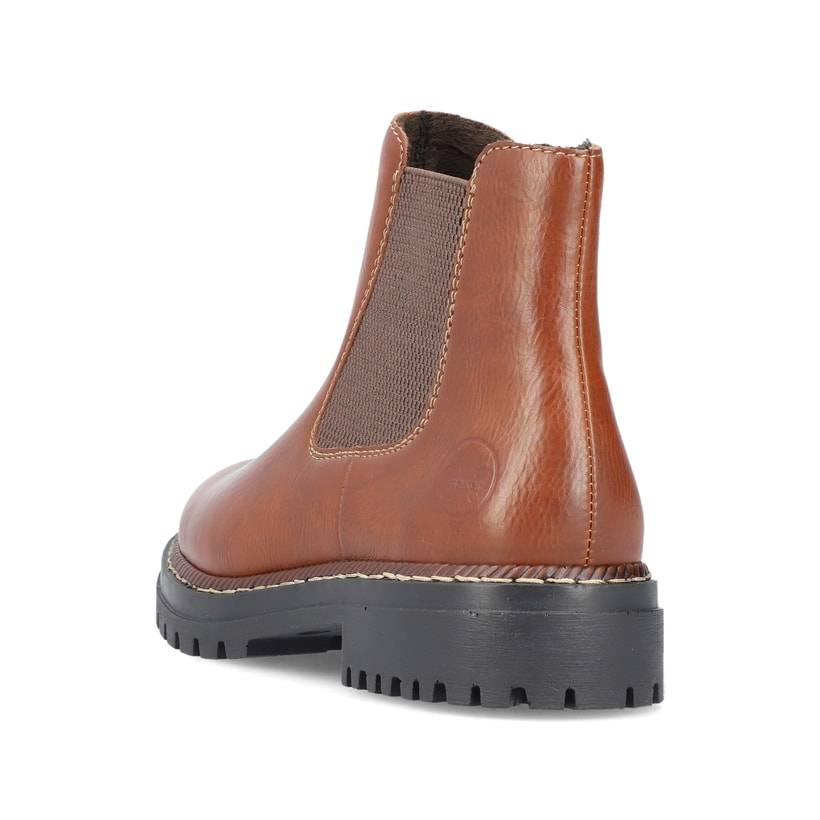 Rieker Artikelnummer 52051-23 Rieker Damen Chelsea Boots fuchsbraun Schlussverkauf