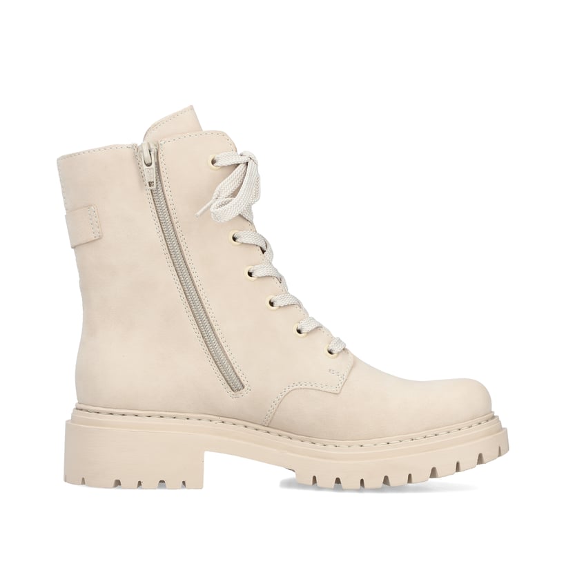 Rieker Artikelnummer 72631-63 Rieker Damen Biker Boots hellbeige Günstiger Verkauf