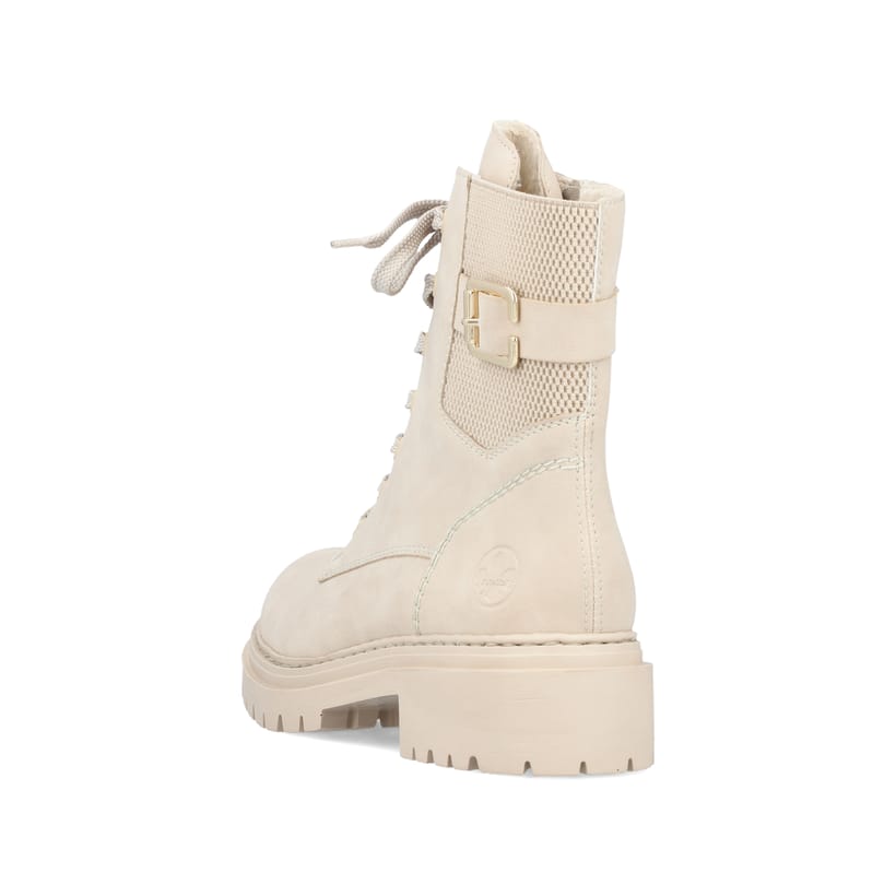 Rieker Artikelnummer 72631-63 Rieker Damen Biker Boots hellbeige Günstiger Verkauf