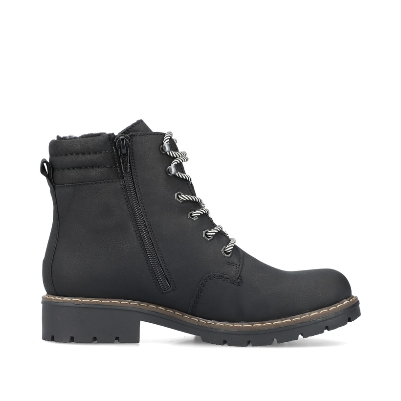 Rieker Artikelnummer Y9125-00 Rieker Damen Schnürstiefel asphaltschwarz Meist gekauft