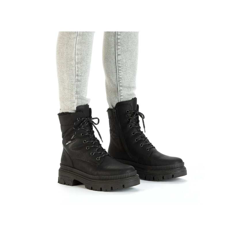 Rieker Artikelnummer Y9331-00 Rieker Damen Schnürstiefel nachtschwarz Blitzverkäufe