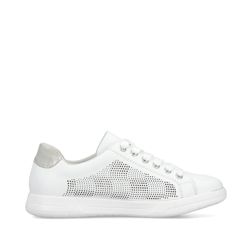 Rieker Artikelnummer 45606-80 Rieker Damen Sneaker Low reinweiss Outlet