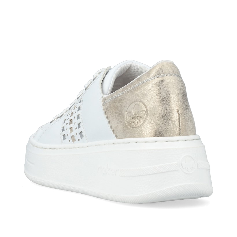 Rieker Artikelnummer N5440-80 Rieker Damen Sneaker Low brilliantweiss Auslauf