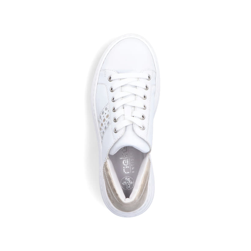 Rieker Artikelnummer N5440-80 Rieker Damen Sneaker Low brilliantweiss Auslauf