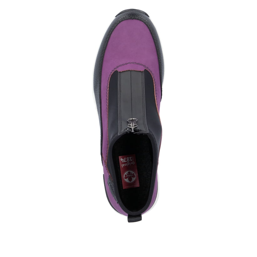 Rieker Artikelnummer N6352-30 Rieker Damen Sneaker High schwarz-lila Hotsell