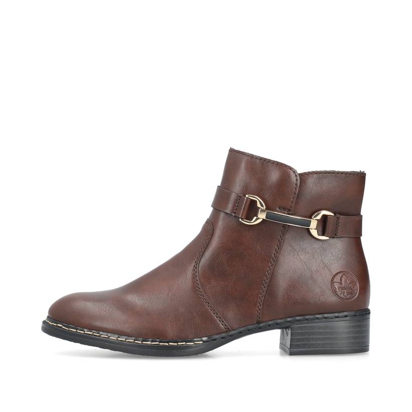 Rieker Artikelnummer 73487-25 Rieker Damen Stiefeletten schokobraun
