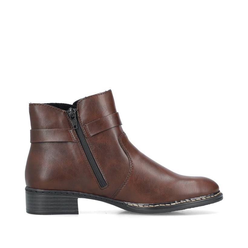 Rieker Artikelnummer 73487-25 Rieker Damen Stiefeletten schokobraun Schlussverkauf