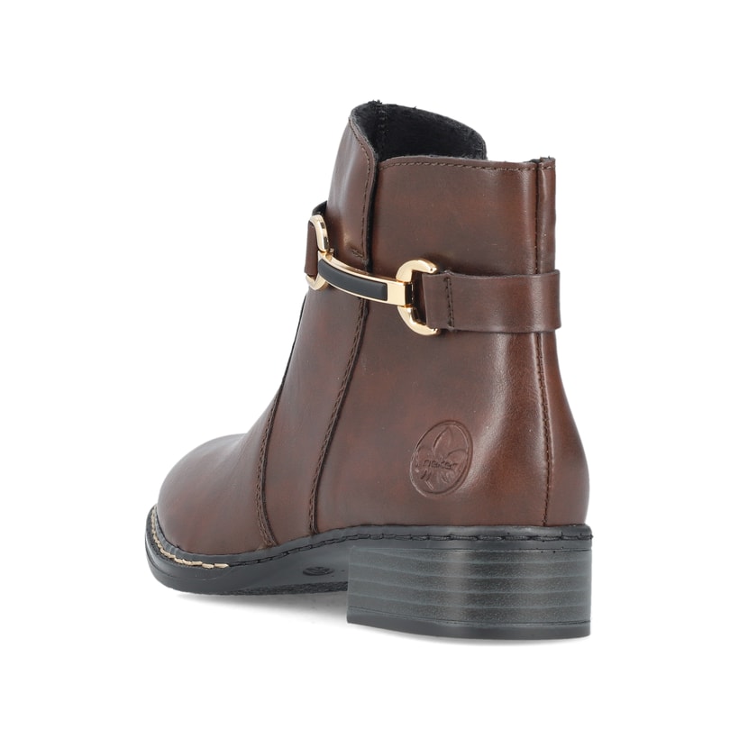 Rieker Artikelnummer 73487-25 Rieker Damen Stiefeletten schokobraun Schlussverkauf