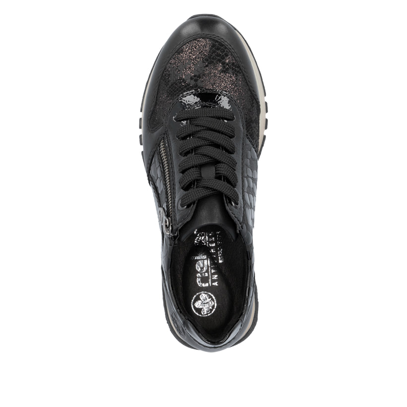 Rieker Artikelnummer 49003-00 Rieker Damen Sneaker Low urbanschwarz Blitzverkäufe