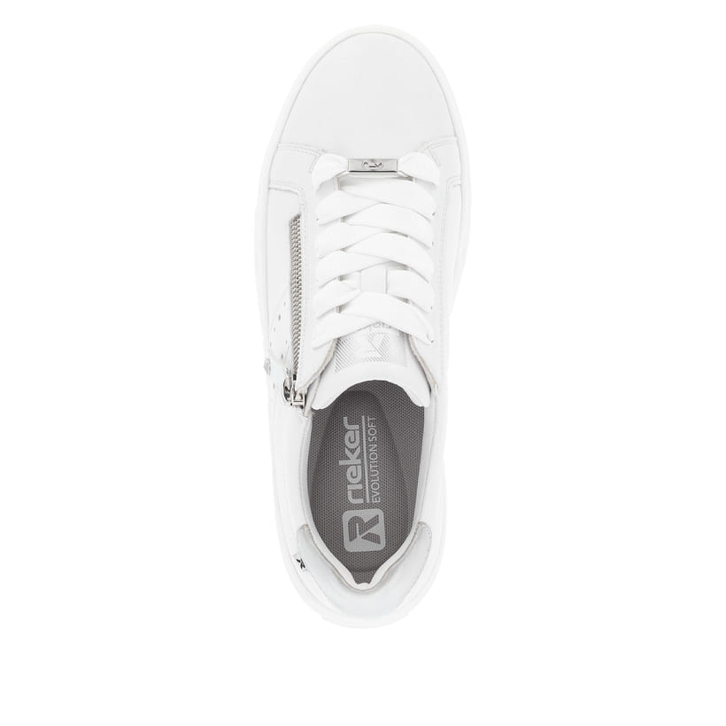 Rieker Artikelnummer W0505-80 Rieker Damen Sneaker Low clear white Online