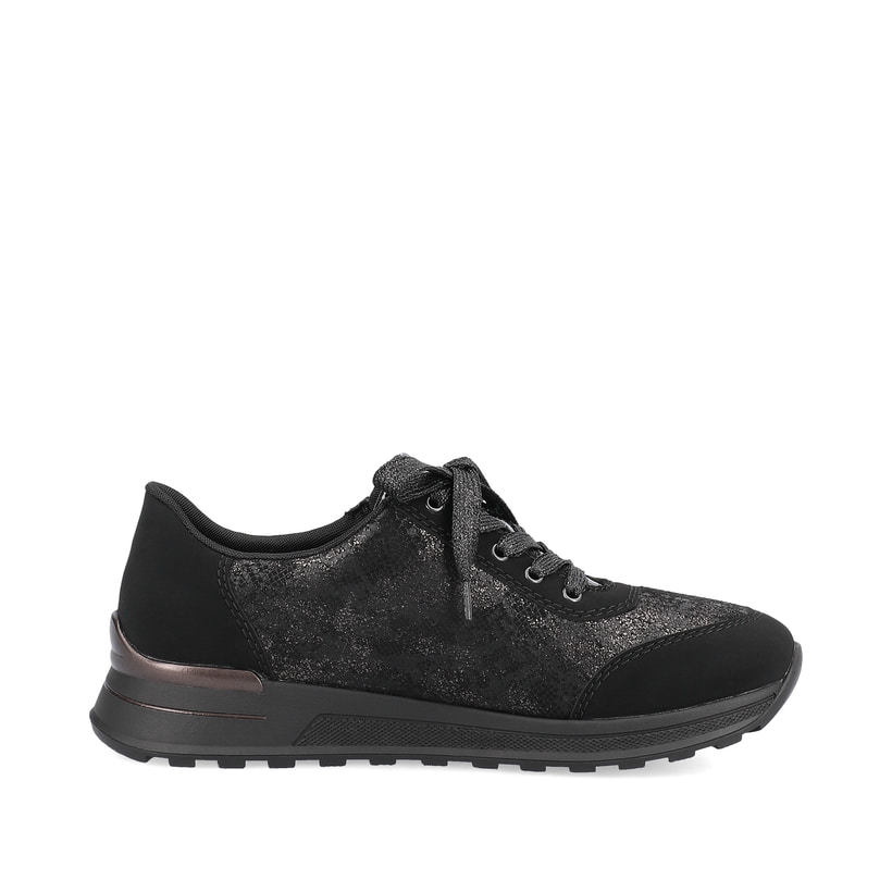 Rieker Artikelnummer N1411-90 Rieker Damen Sneaker Low nachtschwarz Outlet