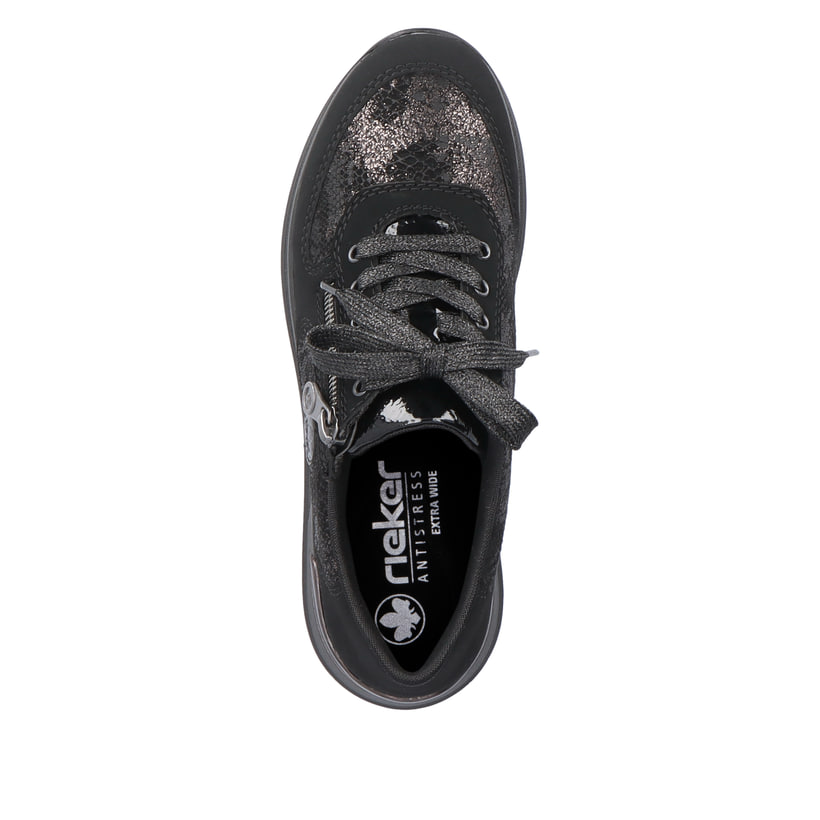 Rieker Artikelnummer N1411-90 Rieker Damen Sneaker Low nachtschwarz Outlet
