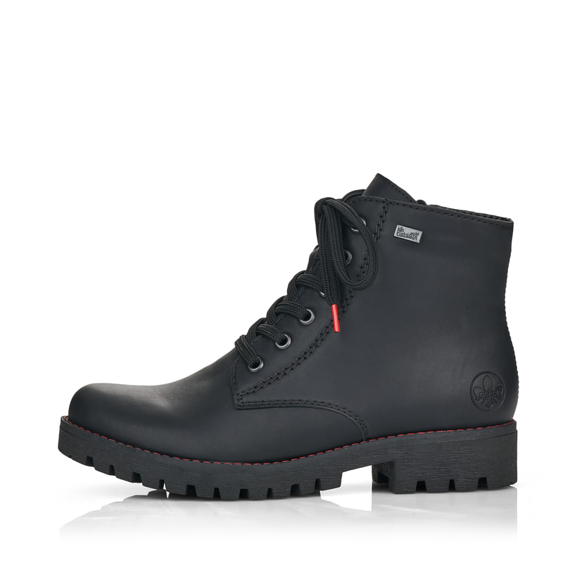 Rieker Artikelnummer 785M1-00 Rieker Damen Schnürstiefel mattschwarz