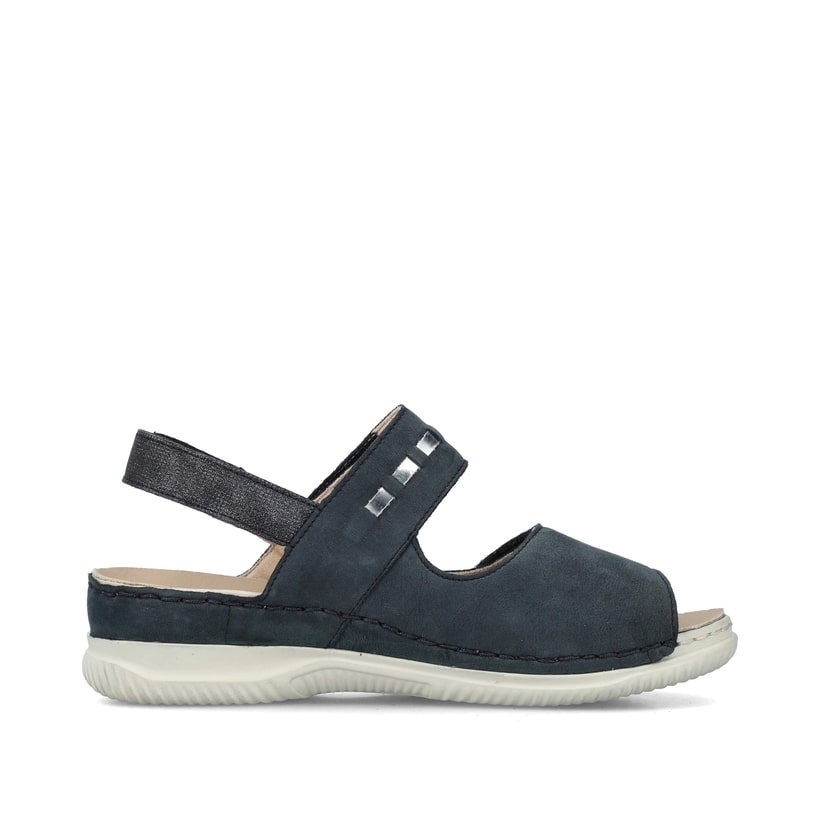 Rieker Artikelnummer V7473-14 Rieker Damen Riemchensandalen stahlblau Verkauf