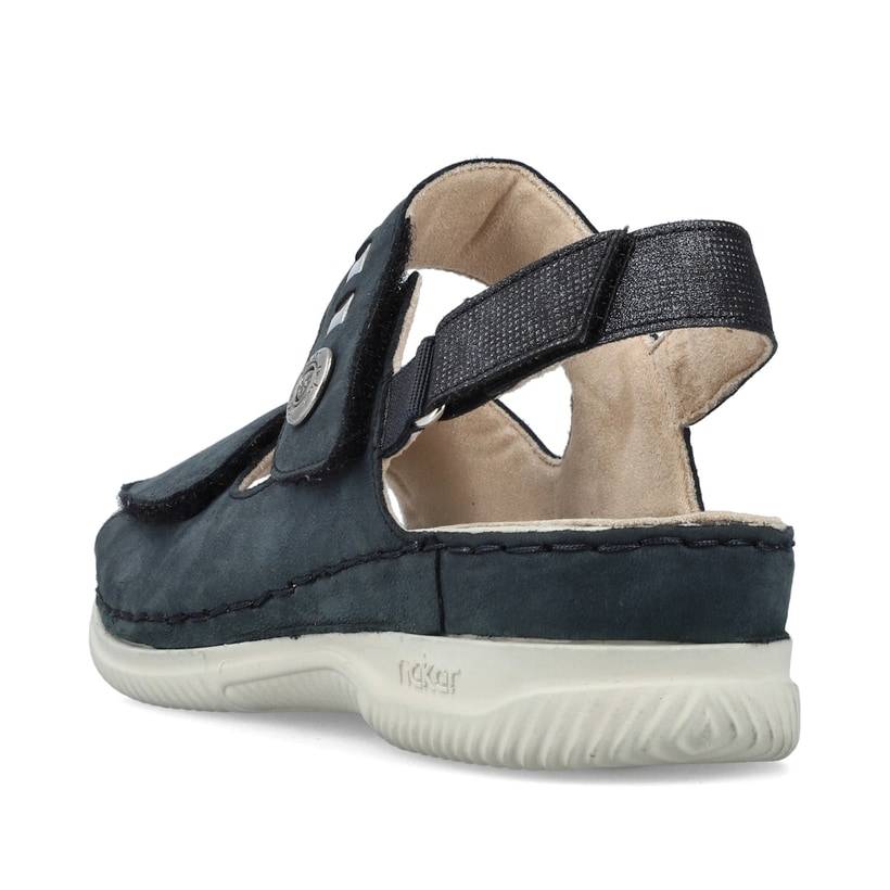 Rieker Artikelnummer V7473-14 Rieker Damen Riemchensandalen stahlblau Verkauf