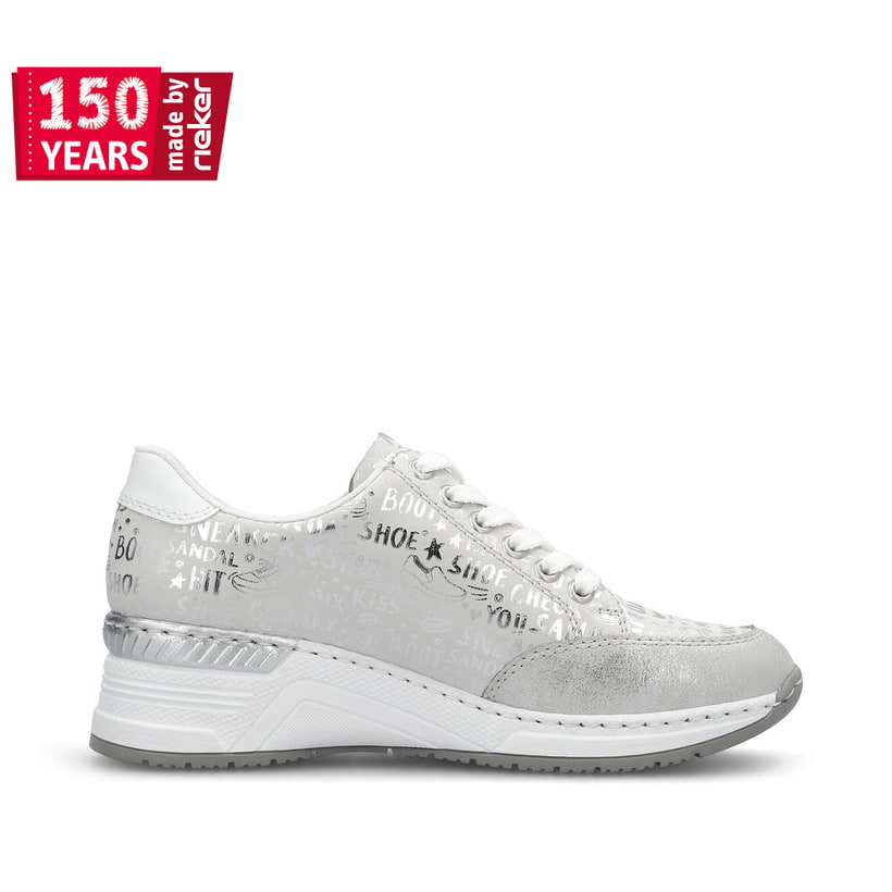 Rieker Artikelnummer N4316-90 Rieker Damen Sneaker Low hellbeige Schlussverkauf