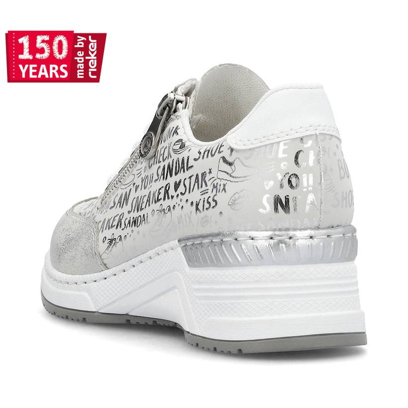 Rieker Artikelnummer N4316-90 Rieker Damen Sneaker Low hellbeige Schlussverkauf