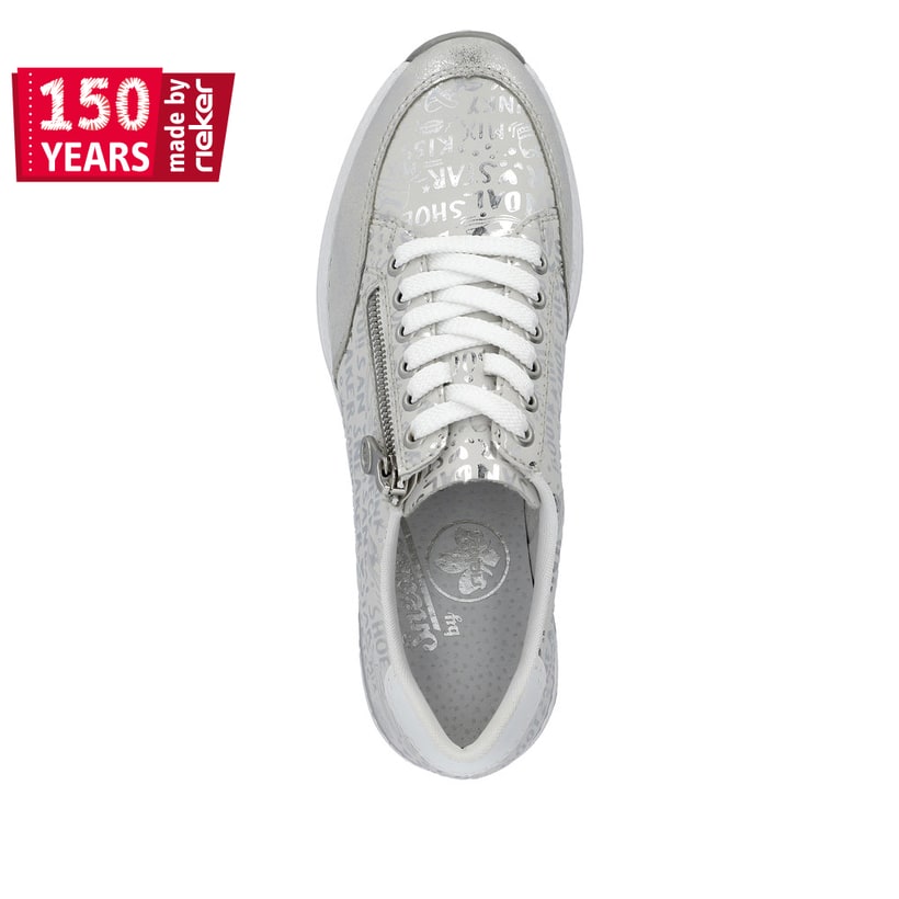 Rieker Artikelnummer N4316-90 Rieker Damen Sneaker Low hellbeige Schlussverkauf
