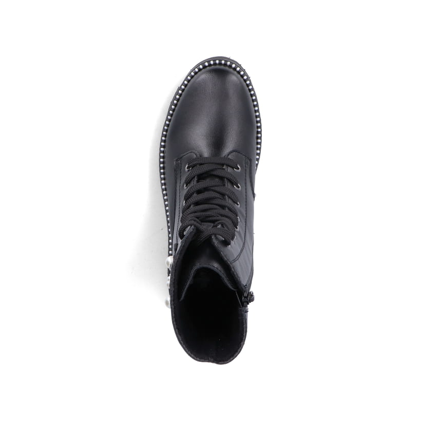 Rieker Artikelnummer Y3354-00 Rieker Damen Schnürstiefel mattschwarz Fabrikverkauf