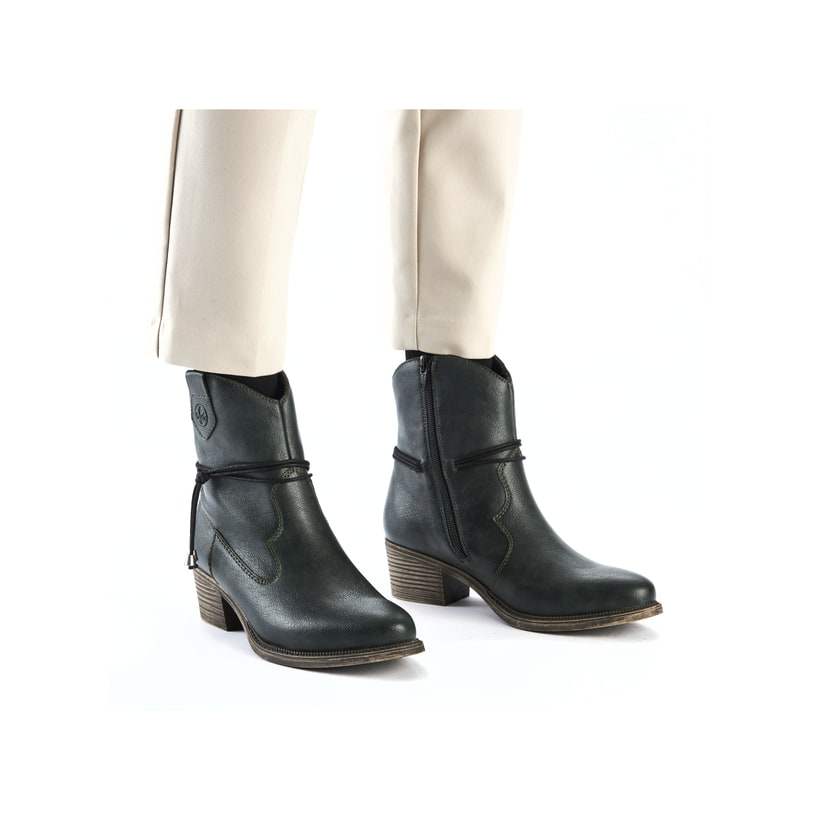 Rieker Artikelnummer 73158-54 Rieker Damen Stiefeletten blaugrün Blitzverkäufe