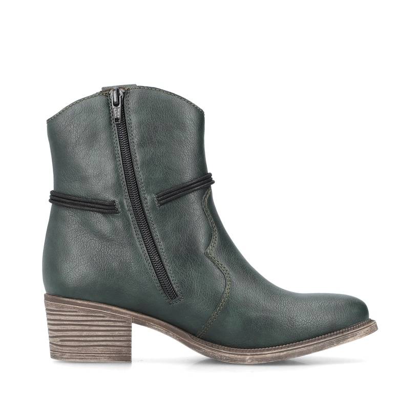 Rieker Artikelnummer 73158-54 Rieker Damen Stiefeletten blaugrün Blitzverkäufe