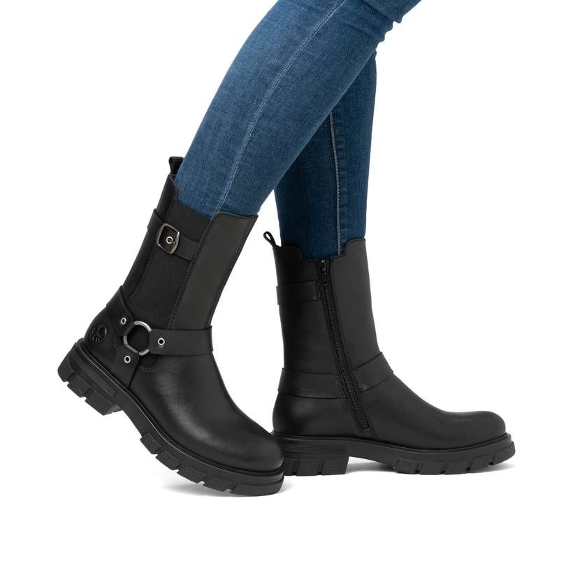 Rieker Artikelnummer Z9177-00 Rieker Damen Chelsea Boots mitternachtsschwarz Online