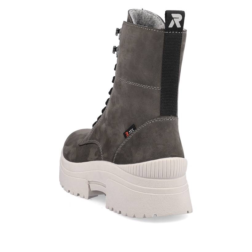Rieker Artikelnummer W0371-42 Rieker Damen Schnürstiefel graphite Angebote
