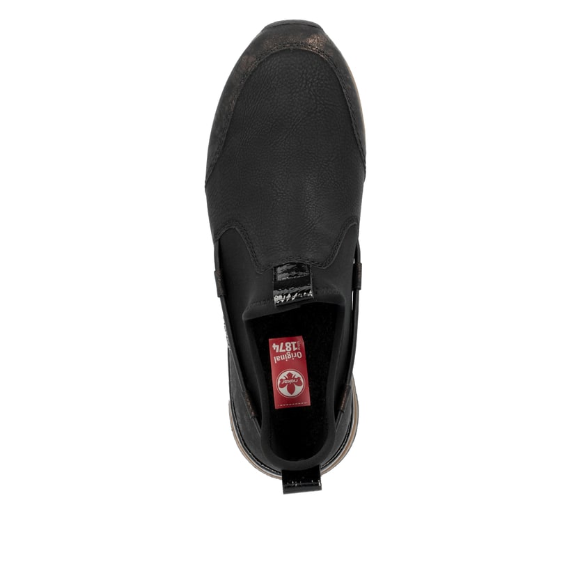 Rieker Artikelnummer 58954-00 Rieker Damen Slipper urbanschwarz Meist gekauft