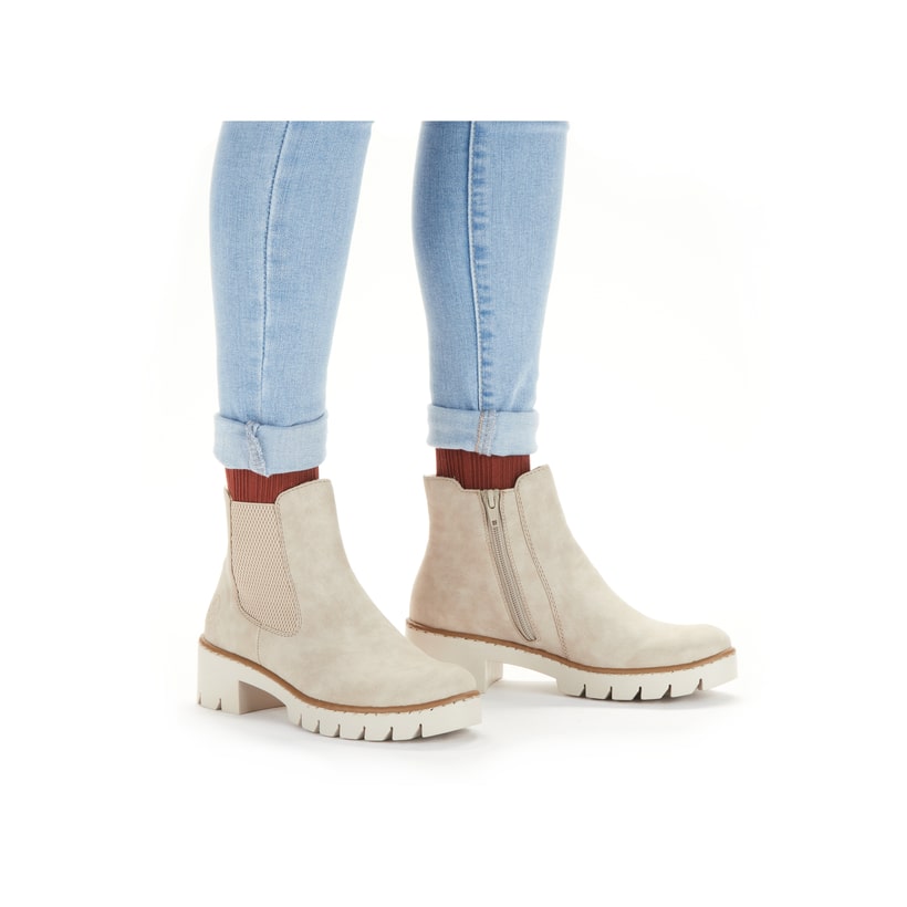 Rieker Artikelnummer X5772-60 Rieker Damen Chelsea Boots hellbeige Online
