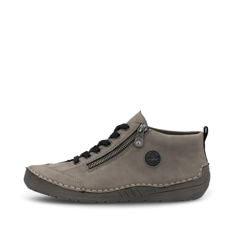 Rieker Artikelnummer 52514-42 Rieker Damen Schnürschuhe braungrau