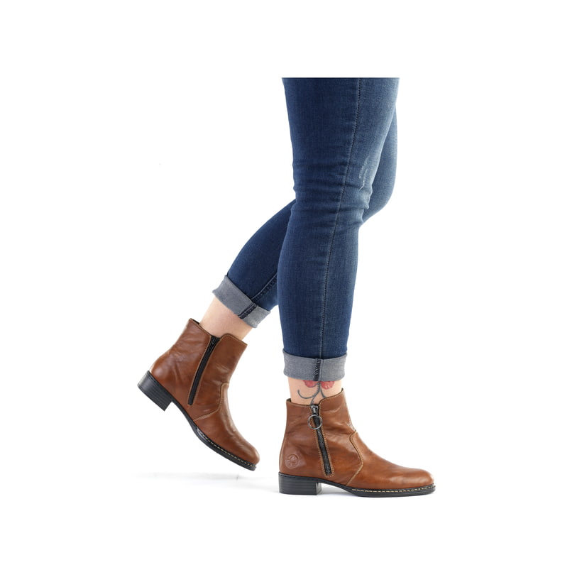 Rieker Artikelnummer 73450-22 Rieker Damen Stiefeletten karamellbraun Verkauf
